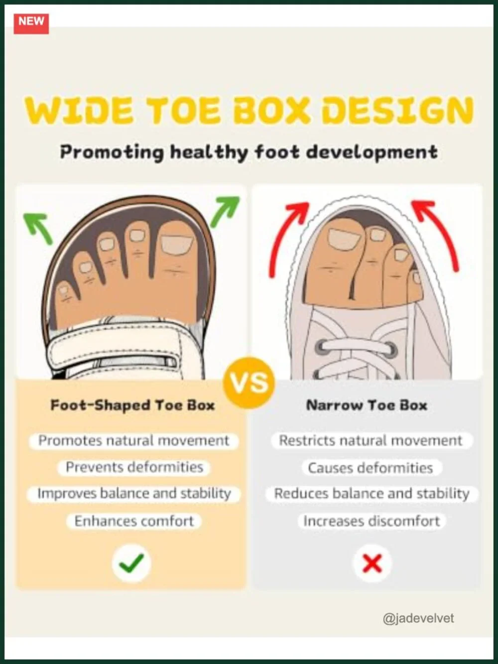 Toddler Barefoot Wide Toe Box Sneakers Hook-and-Loop Zero Drop